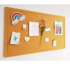 코르크 보드 유치원 학원 갈색 날짜판 그레이 사무실 칠판