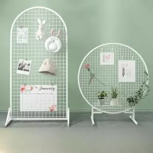 스탠드 네트망 철제 진열대 선반 메쉬망 파티션 가벽