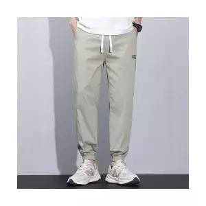 솔저스2 남자 배기핏 바지 여름 아이스 편안한 슬림팬츠 쿨링 9부 캐주얼 긴 OPH5