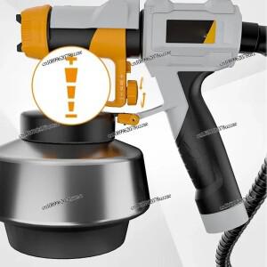 소형 신형 전기 스프레이 건 고출력 1200W 아트 에멀젼 페인트 분사기 벽