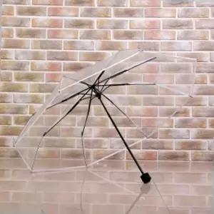 초경량 3단 투명우산/ 접이식 비닐우산