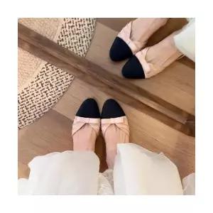 스파이더맨 여성 리얼 레더핏 프렌치리본 통굽 샌들 메리제인 OPH5