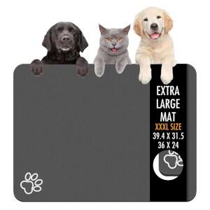 개 사료 반려동물 흡수견 그릇 x 방지 매트, 용품을 36인치 24인치 퀵 반려동물용 고양이 정수기 얼룩이 드라이 없는 마시는 지저분한 음료를 미끄럼 초대형 위한 용품