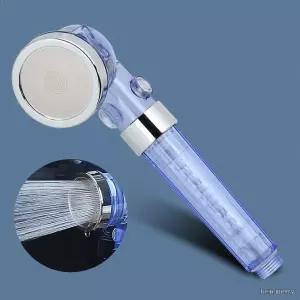 수압강화 필터 정수 샤워기 헤드 녹물 염소 제거 투명 바디 절수 고압 욕실 교체