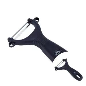 썬크래프트 감자칼 일본산 블랙 스테인리스 스틸 주방칼 다용도 필러 1개입