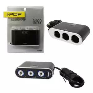 차량용 시가잭 멀티소켓 USB 3구 충전기 차박용품 시거젝 자동차용