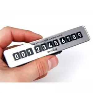 차량용 주차알림판 전화번호 연락처 주차 번호판 차용품선물