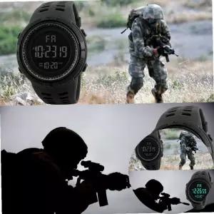 []+스포츠 전자 손목시계 생활방수 남자 군인 선물