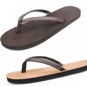 도매신 샌들 여름슬리퍼 가죽쪼리 조리 남여공용쪼리 이글 브라운 29W036F16O