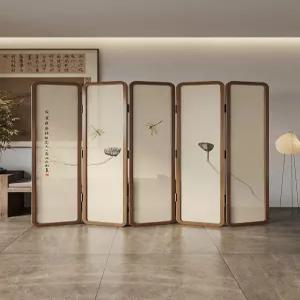 자수병풍 인테리어 동양화 매화 만화 거실 가림막