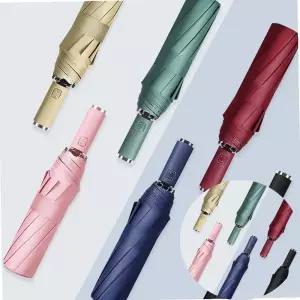 [OO] 3단 자동 우산 휴대용 장우산 [생활/여행] 검정색 1개 UV코팅 [OO사이즈]