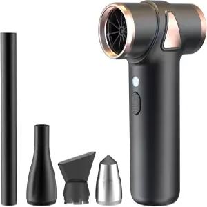 뮤일새 4-in-1 미니 에어 더스트 전기 먼지 청소기 포켓 사이즈 컴퓨터 키보드 베드 차량 비상용 충전식