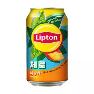 롯데 립톤 제로 아이스티 복숭아 355ml 24입/과일베이스 아이스티 쥬스 주스 과즙음료 식당 업소용 매장용