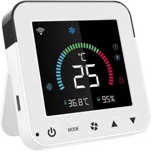 스마트 에어컨 컨트롤러 미니 분할 창문 휴대용 AC 및 열 펌프용 WenzhiIoT WiFi 온도 조절기 알렉사 구글