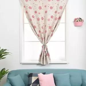 암막커튼 인테리어 간편 실내 암막 설치형 커튼 부착식커튼 부착식 플라워