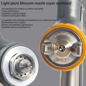 자동차 페인트 스프레이 건, 고분무, 절약 병, 매화 노즐, 유성, 수성 특수 건