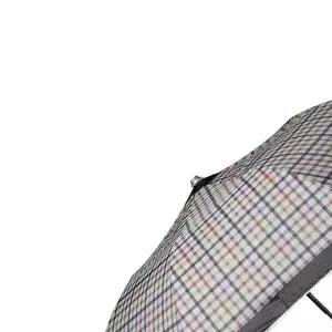 반자동 우산 접이식 2단우산 체크무늬 경량우산 패션우산