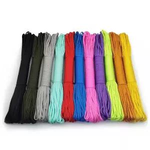 생존용 파라코드 낙하산 코드 끈 캠핑 클라이밍 캠핑 로프 하이킹 빨랫줄 직경 4mm 7 스탠드 코어