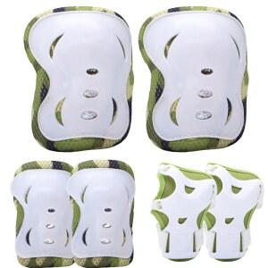 롤러 스케이트, 사이클링, 자전거, 스케이트보드, 인라인 스케이팅, 스쿠터 스포츠를 위한 3-12세 어린이 보호 장비 세트를 위한 키즈 무릎 패드 팔꿈치 패드 손목 보호대 세트