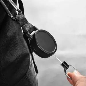 RC1009 멀티텔레스코픽 낚시 등산 카라비너 핀온릴세트 와이어줄 소지품 늘어나는