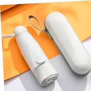 컬러 마카롱 3단 접이식 캡슐 양우산 1+1