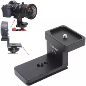 iShoot 메탈 렌즈 칼라 스탠드 삼각대 마운트 링 베이스 니콘 FTZ 컨버터 어댑터 아르카 핏 퀵 릴리스