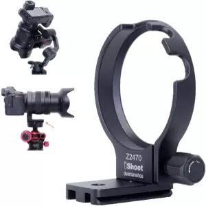 iShoot CNC 메탈 삼각대 마운트 링 렌즈 칼라 니콘 니코르 Z 24-70mm f/2.8 S와 호환 지지대 브래킷 하단은