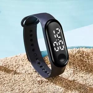 [대량구매]LED 전자시계 손목시계 실리콘 팔찌 스포츠 학생 워치 30개 긴배터리 생활방수 밴드 18종