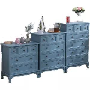 북유럽 원목 서랍장 거실 인테리어 수납장 카페 엔틱 빈티지 침실 선반