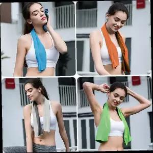 쿨링타올 냉감타월 운동용 스포츠타월 여름 아이스타월 헬스 피트니스 요가 냉각타월