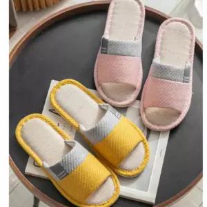 층간소음방지 린넨 투톤 실내화 거실화 답례품 사은품 펜션 학원 학교 세아커머스