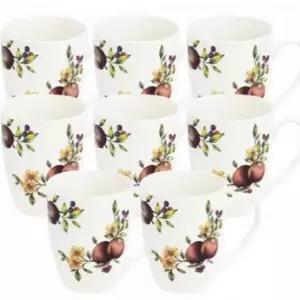 커피컵 도자기찻잔 물컵 8p세트 머그컵 예쁜커피잔 예쁜잔 HWFJGBM6