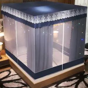 사각 난방텐트 방한 침대 수면 보온