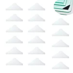 YouU 코너 프로텍터 - 20개 모양 삼중 모서리 유리 테이블 쿠션(5mm x 50mm)