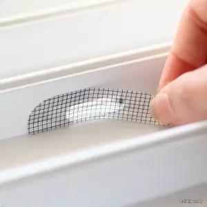 창문 방충망 찢어진 구멍 틈새 보수 패치 5매 자가수리 해충 모기 차단