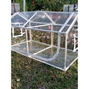 야외 강아지집 방풍커버 견사 투명 보온 바람막이 실외 커버