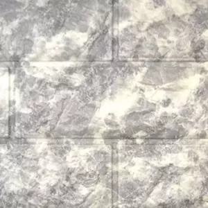 인테리어 벽돌 폼불록 접착식 단열벽지100x220그레이 찬바람 보온 사계절 냉방절감