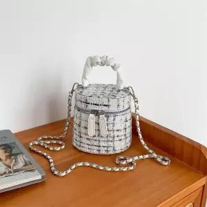 여성 핸드 버킷백 체인 원통백 트렌드 숄더 겸 크로스백 G01Z5K 카쥬2