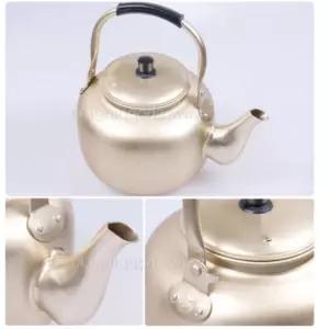 양은 황주전자 막걸리 난로 주전자 레트로 업소용 노란