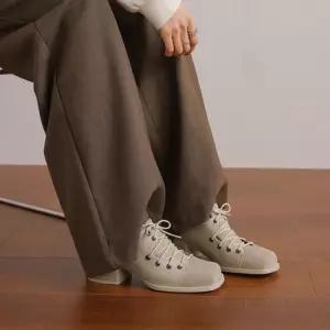 여성 빈티지 무스탕 메리제인 스틸레토 스트랩 통굽 힐 C08Z5G 뉴템2