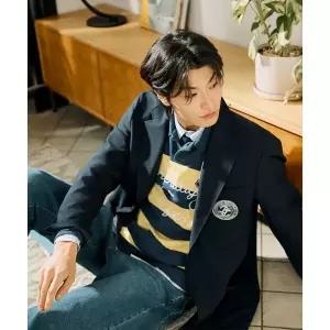 매장정품 빈폴 BEANPOLE MEN 클래식 울 블렌드 재킷 네이비 (BC5111C02R) BC5111C02R 227432