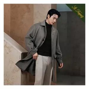 다니엘크레뮤 [4만원 인하] 25FW 캐시미어 울 블렌드 발마칸 코트 2853182