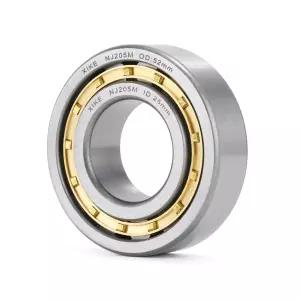 XIKE 1Pcs NJ205M 원통형 롤러 베어링 25x52x15mm DIY용 /모터용 /터빈용 /압축기 /환원기 /기어박스