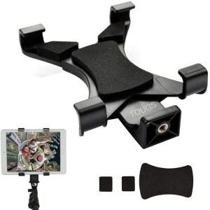 [미국배송] 애플호환 아이패드호환 삼성호환 삼성제품호환 구글 넥서스 아이폰호환 TOUGS 유니버설 태블릿 삼각대 마운트 홀더 - 블랙