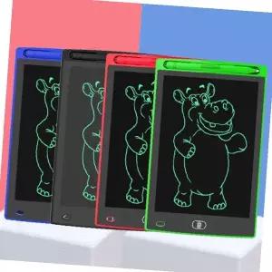 LCD 전자 그림판 메모패드 컬러 드로잉 보드 아이 학습 교육용 휴대용
