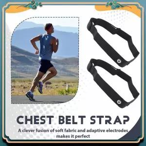 최신 2개 탄성 심박수 체스트 스트랩 밴드 Geonaute Wahoo Garmin Magene Bryton Coospo 심박 센서용