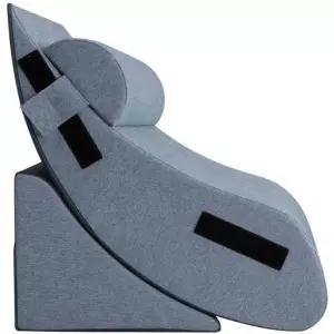 대형 등받이 삼각 쿠션 요추 보호 허리 받침 식도염