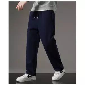 썬더볼츠 남성 남친 바지 면 중장년 헤비 양 폴라폴리스 일자 추동 기모 와이드 보온 아웃도어 팬츠 KKE4