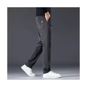 썬더볼츠 남성 남친 바지 면 추동 쉐니어 캐주얼 슬림핏 스판 오피스룩 KKE4