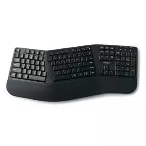 아이리버)무선 블루투스 인체공학 키보드 ERGO WAVE EW3 블랙 없는 회사 사무실 학교 단체 휴대용